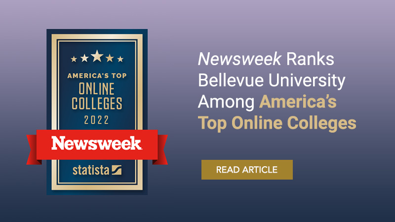 Newsweek ranks Bellevue University among America's top online colleges